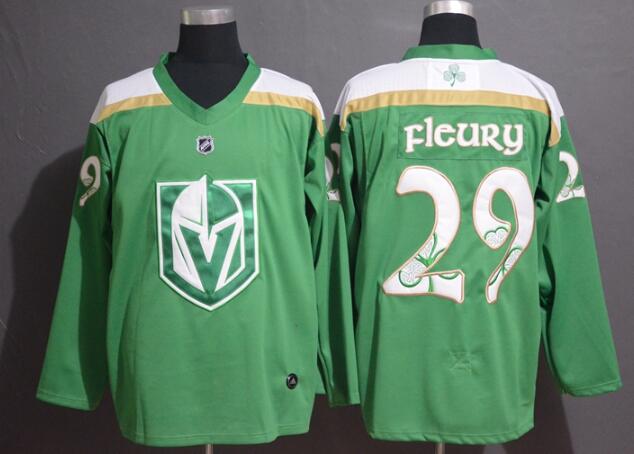 Adidas Golden Knights #29 Marc-Andre Fleury Green Hockey Jersey