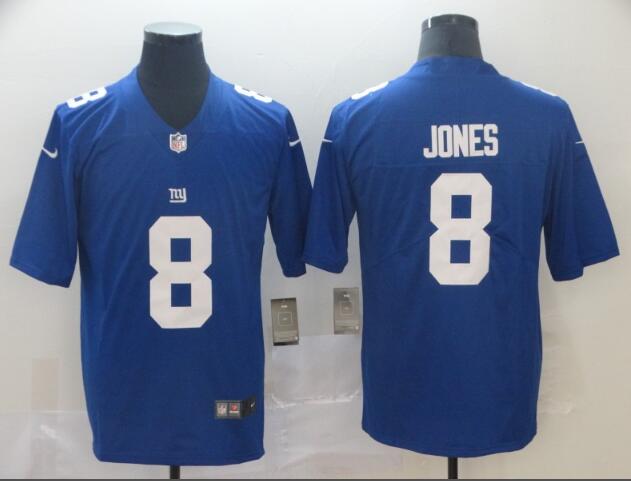 Giants #8 Daniel Jones Royal Blue Team Color Men Stitched Football Vapor Untouchable Limited Jersey
