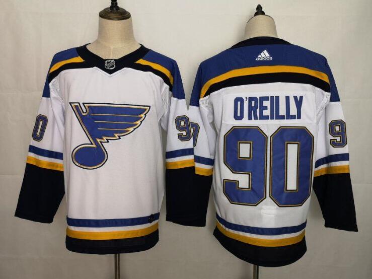 Men's St. Louis Blues Ryan O'Reilly 90# White Hockey Jersey