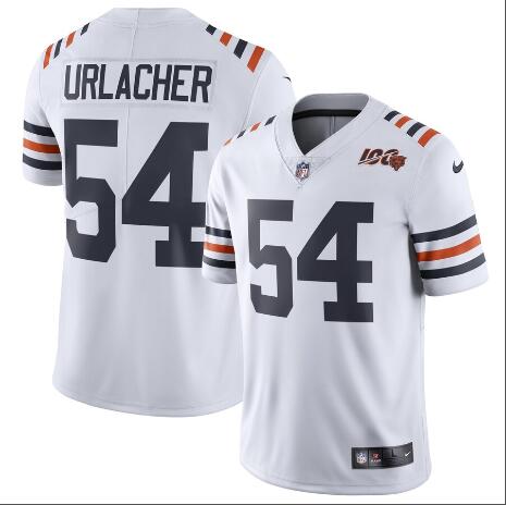 Men's Chicago Bears Brian Urlacher Nike White 2019 100th Season Alternate Classic Retired Player Limited Jersey
