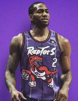 Men's Toronto Raptors #2 Kawhi Leonard  Purple Jersey