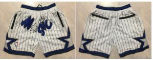 Magic White Stitched Shorts with Pockets