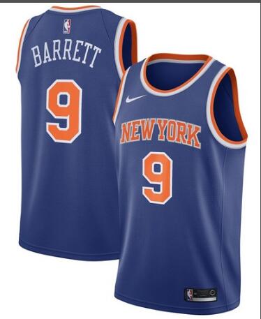 Men New York Knicks 9 RJ Barrett Jersey