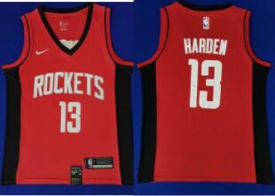 Rockets #13 James Harden Red Basketball Swingman Limited Edition Jersey
