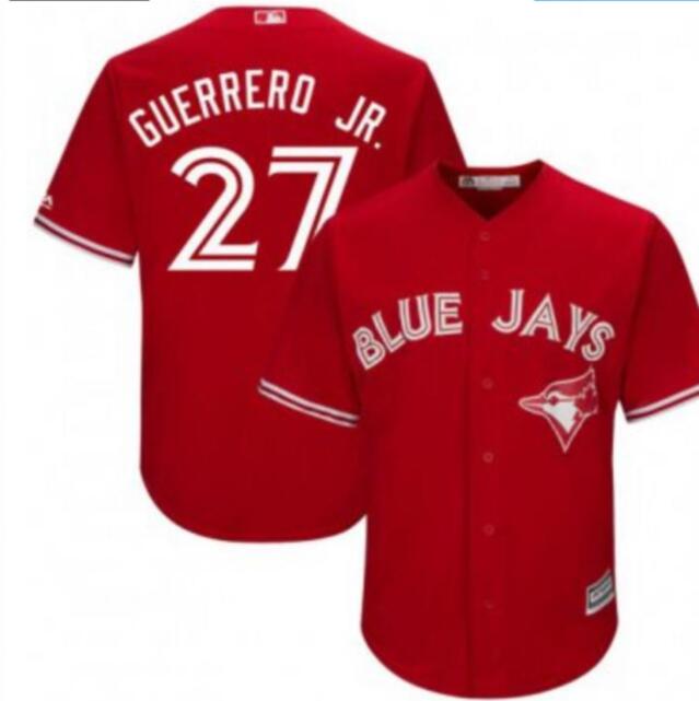 Men's Toronto Blue Jays 27 Vladimir Guerrero Jr. Red jersey