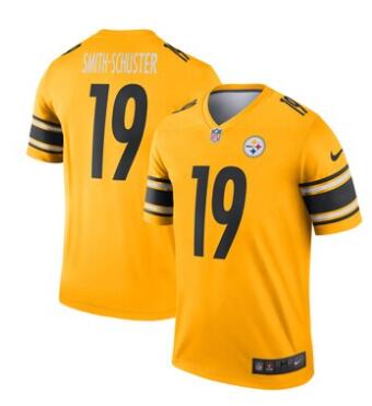 Men's Pittsburgh Steelers JuJu Smith-Schuster Nike Gold Inverted Legend Jersey
