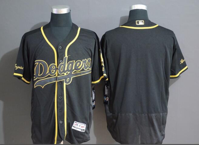 Men's 2019 New Black Los Angeles Dodgers Stitched Jersey