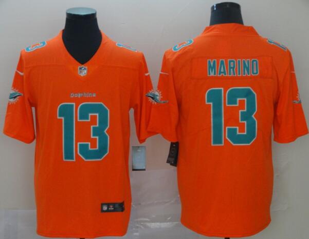 Nike Dolphins #13 Dan Marino Aqua Green Team Color Stitched NFL Vapor Untouchable Limited Jersey