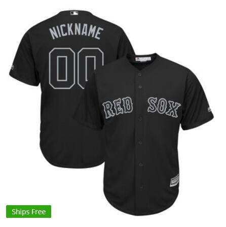 Men's Boston Red Sox Majestic Black 2019 Players' Weekend Pick-A-Player Replica Roster Jersey