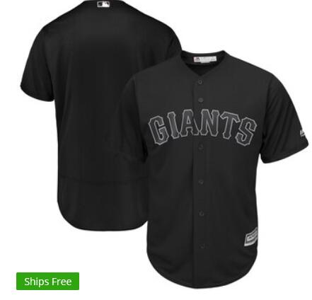 Men's San Francisco Giants Majestic Black 2019 Players' Weekend Replica Team Jersey