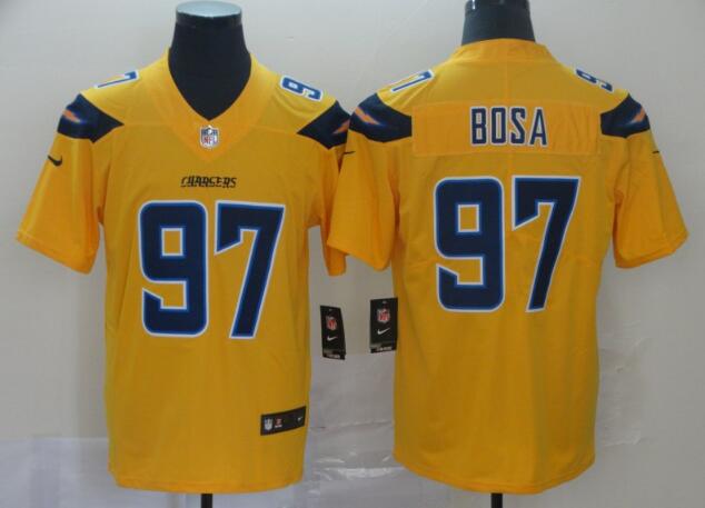 Nike Los Angeles Chargers 97 Joey Bosa Gold Inverted Legend Jersey