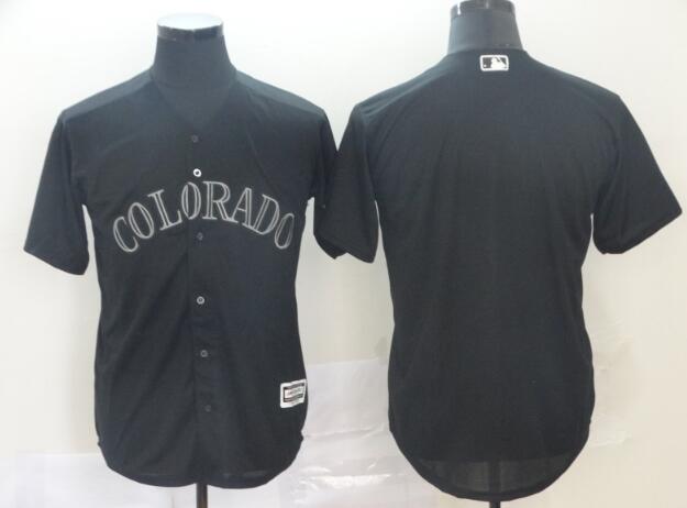 Men COLORADO ROCKIES 2019 PLAYERS' WEEKEND PLAYER JERSEY – BLACK