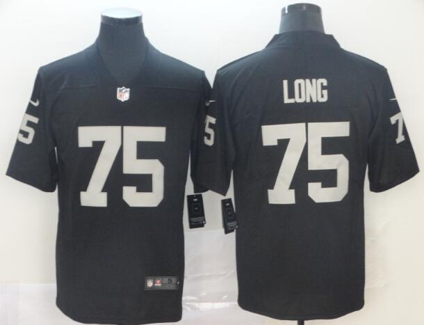 Men's Oakland Raiders Howie Long 75# NFL  Black  Jersey
