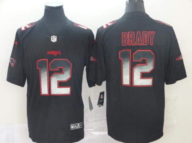 Fashion Men Patriots #12 Tom Brady Jersey