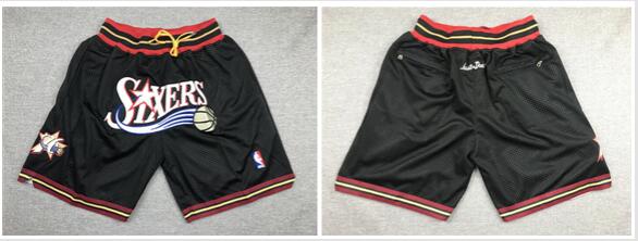 Philadelphia 76ERS Men Embroidery Shorts with Pockets