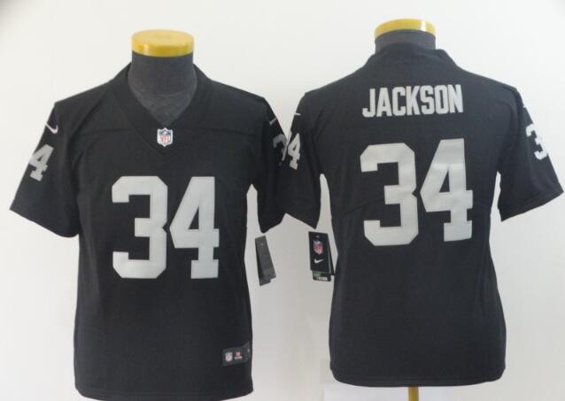 Youth Oakland Raiders Bo Jackson Nike Black  JERSEY