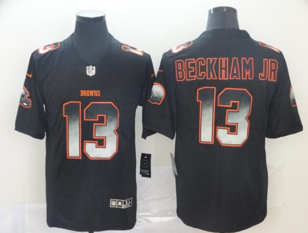 Nike Cleveland Browns 13 Odell Beckham Jr Black Jersey