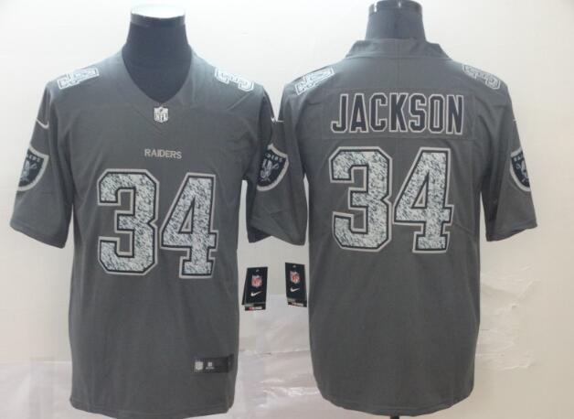 Nike Raiders #34 Bo Jackson  Men Stitched Jerseys