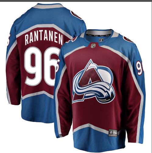 Adidas Colorado Avalanche #96 Mikko Rantanen Burgundy Home Authentic Stitched NHL Jersey