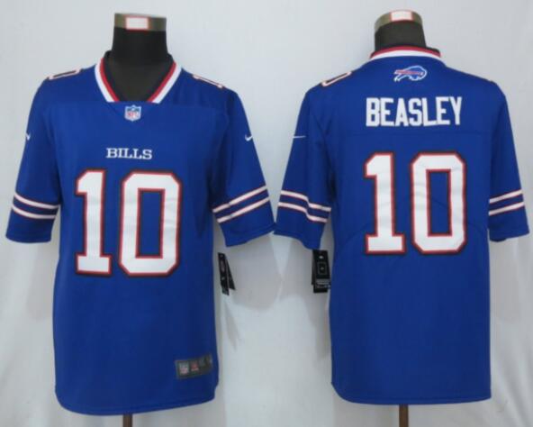 New Nike Buffalo Bills 10 Beasley Blue 2017 Vapor Untouchable Limited Playe
