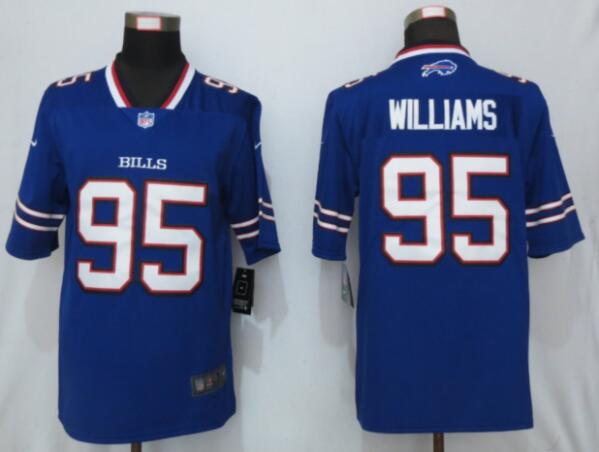 New Nike Buffalo Bills 95 Williams Blue 2017 Vapor Untouchable Limited Playe