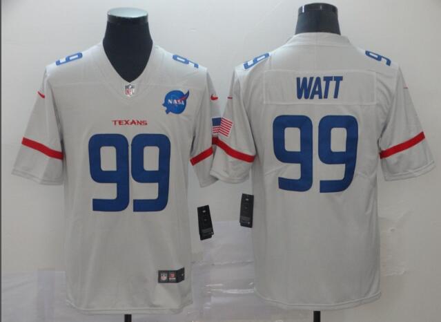 Texans #99 J.J. Watt White Men's Stitched Jersey City Edition