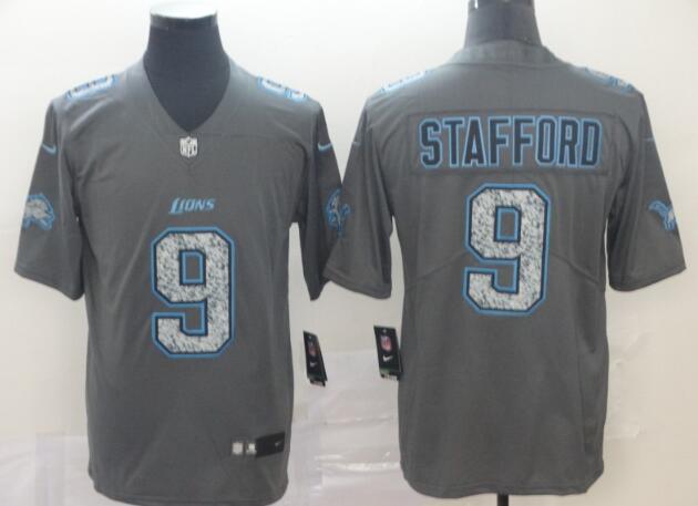 Lions Men #9 Matthew Stafford  Men's Stitched Jersey