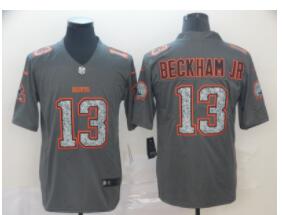 Nike Browns 13 Odell Beckham Jr. Gray Camo Vapor Untouchable Limited Jersey