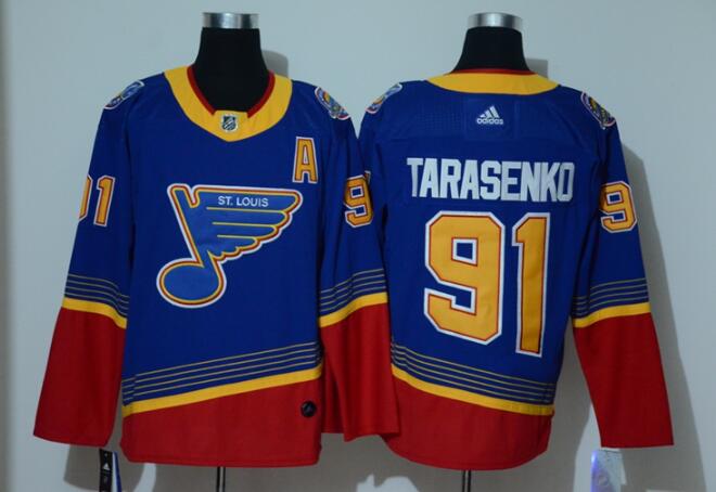 Men's St. Louis Blues Vladimir Tarasenko 91 adidas Blue Jersey