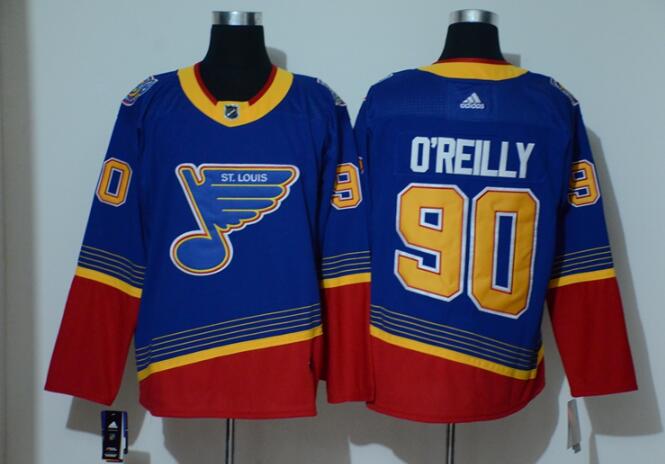 St. Louis Blues  90 Ryan O Reilly   Mens Blank Jersey