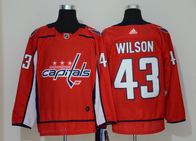Men's Washington Capitals Tom Wilson   Red Stitched Jerseys