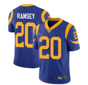 Nike Rams #20 Jalen Ramsey Royal Blue Alternate Men's Stitched NFL Vapor Untouchable Limited Jersey