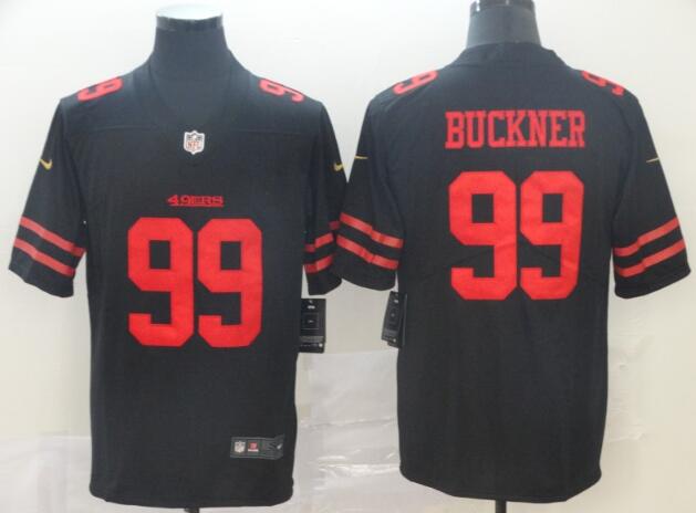Nike 49ers #99 DeForest Buckner Black  Men's Stitched NFL 1 Limited Jersey