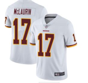Men Redskins #17 Terry McLaurin Burgundy White Stitched jersey