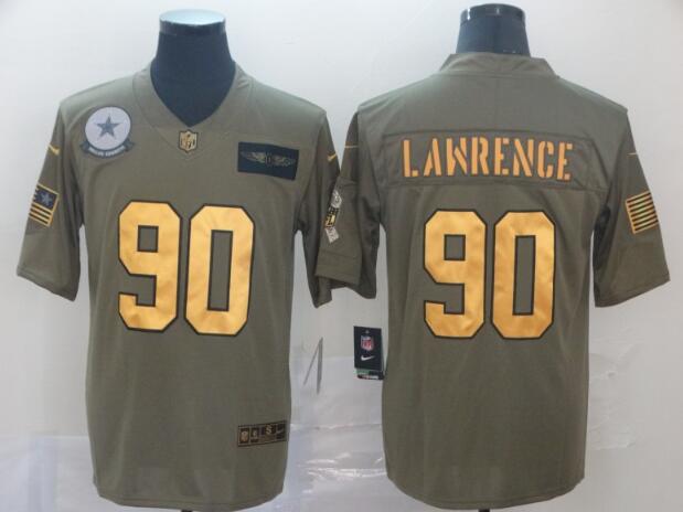 Nike Cowboys #90 Demarcus Lawrence Stitched Jersey for Men