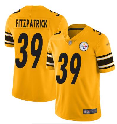 Steelers #39 Minkah Fitzpatrick Gold Men's Stitched Football  Jersey