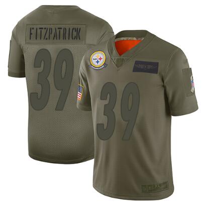 Steelers #39 Minkah Fitzpatrick  Men's Stitched Football Jersey