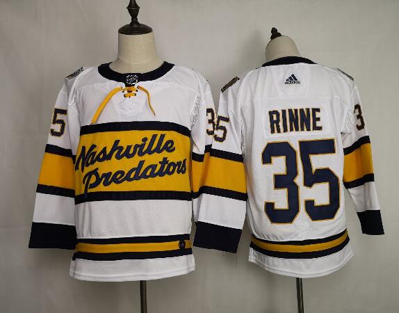 Adidas Men Nashville Predators 35 Pekka Rinne Winter Jersey