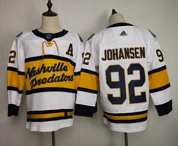 Men Nashville Predators 92 Ryan Johansen Fanatics Branded 2020 Winter Classic Breakaway Jersey