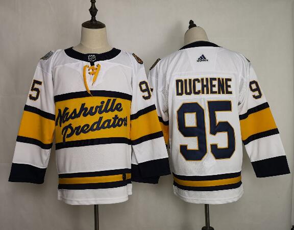 Matt Duchene Nashville Predators Men's 2020 Winter Classic   Jersey - White