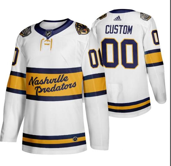 Men Nashville Predators Fanatics Branded 2020 Winter Classic Breakaway Jersey with any name and No.