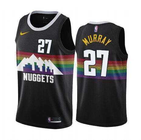 Men's Denver Nuggets Jamal Murray City Style Stitched Jersey