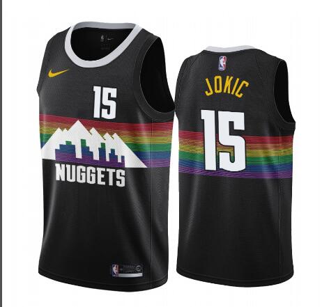 Men's Denver Nuggets Nikola Jokic City Edition Stitched Jersey