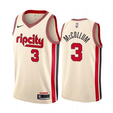 New Men's Portland Trail Blazers C.J. McCollum City Edition Jersey