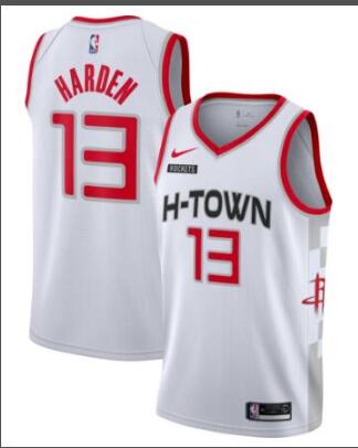 19-20 Rockets 13 James Harden Men's Nike Retro Swingman Jersey City Edition