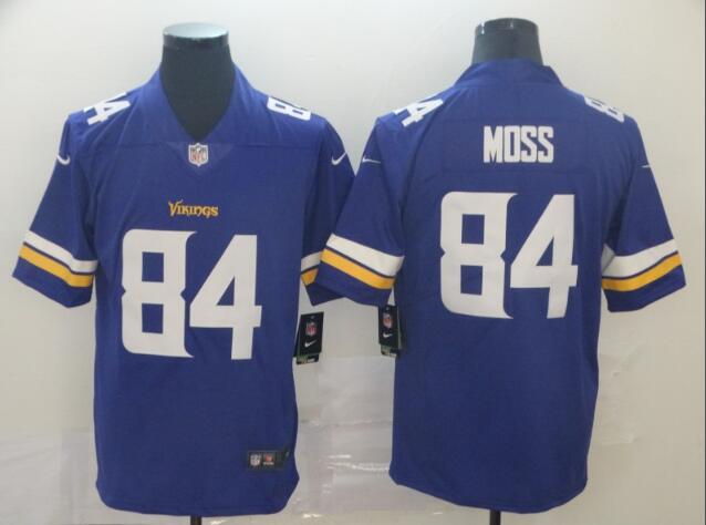 Nike Minnesota Vikings #84 Randy Moss Purple Team Color Men's Stitched NFL Vapor Untouchable Limited Jersey