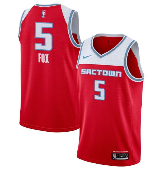 2019-20 Men 5 De'Aaron Fox 5 Phoenix Suns Jersey City Edition