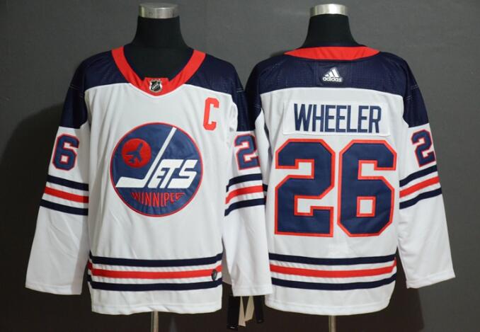 Men's Winnipeg Jets #26 Blake Wheeler White Stitched NHL Jersey