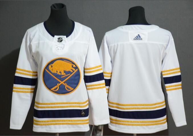 New  Men Sabres Blank White jersey