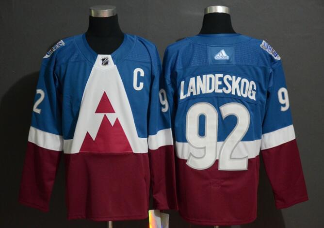 Men's Colorado Avalanche #92 Gabriel Landeskog Stitched Jersey